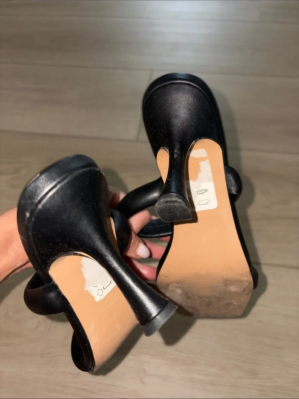 Black Women's Double Strap Slide Sandals - ASOS